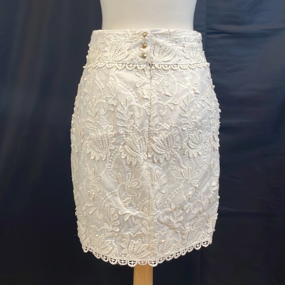 ZARA Woman Appliqué and Embroidered Skirt - XS - Picture 3 of 5